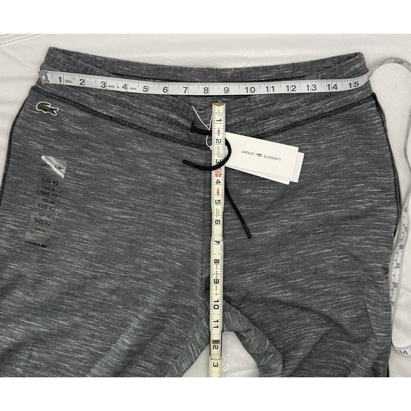 Lacoste Sport‎ Woman's Size 42/10 Gray Black Jogger Pants NWT$110 - Picture 6 of 8